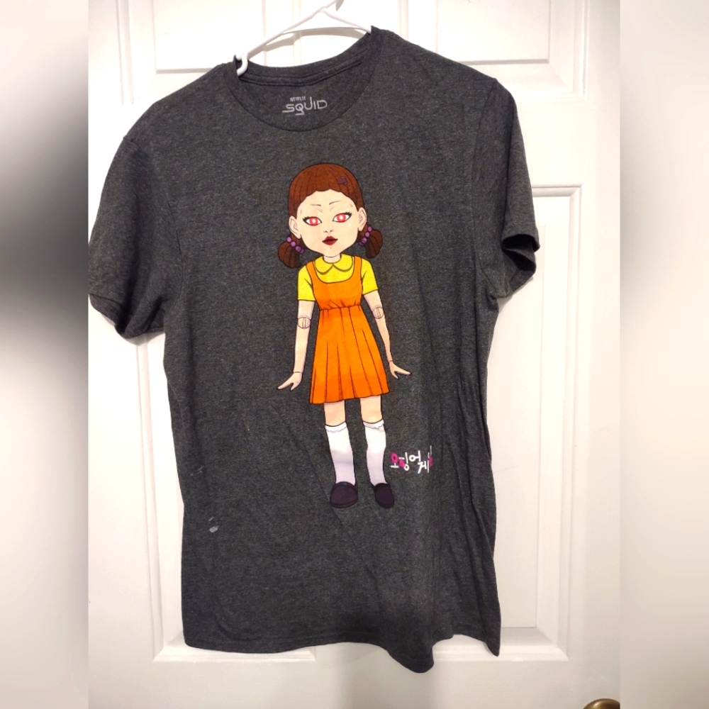 Squid Game Doll Logo T-SHIRT